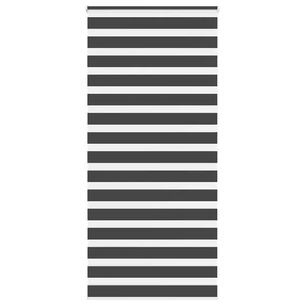 Store zèbre noir 110x200 cm largeur du tissu 105,9 cm polyester