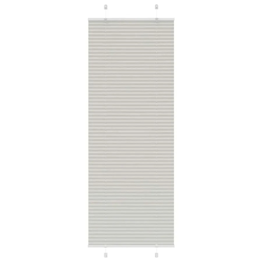 Store plissé gris clair 80x200 cm largeur du tissu 79,4 cm - 2