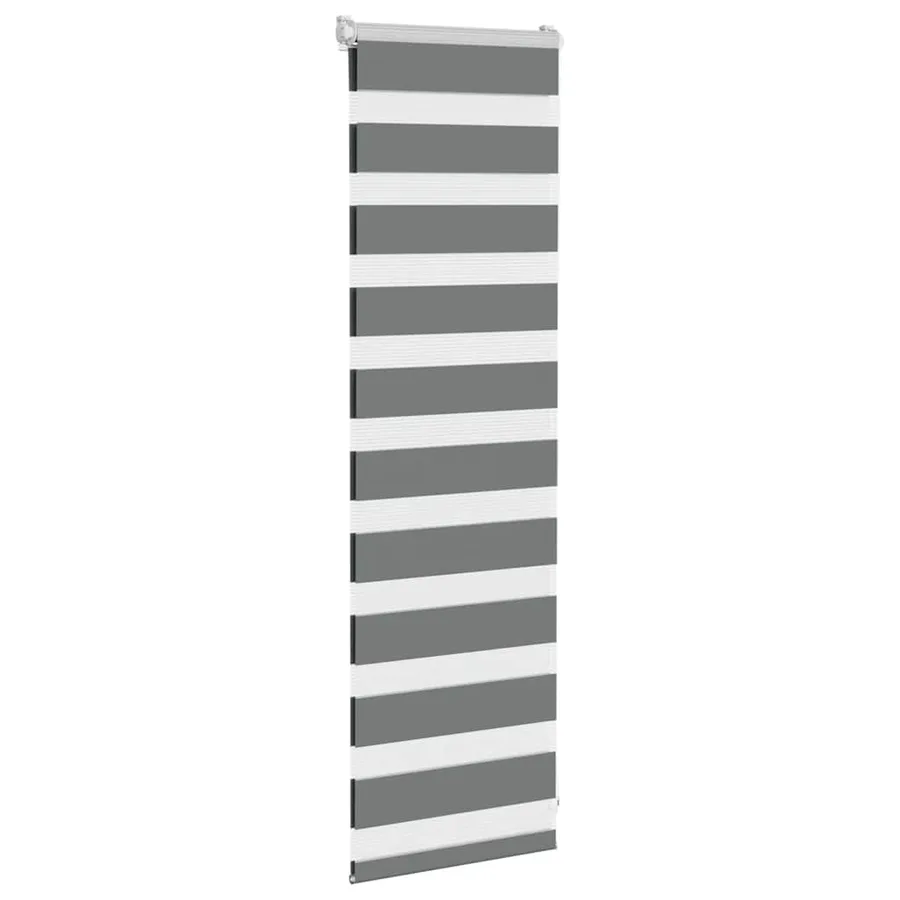 Store zèbre gris foncé largeur du tissu 45,9 cm polyester - 3