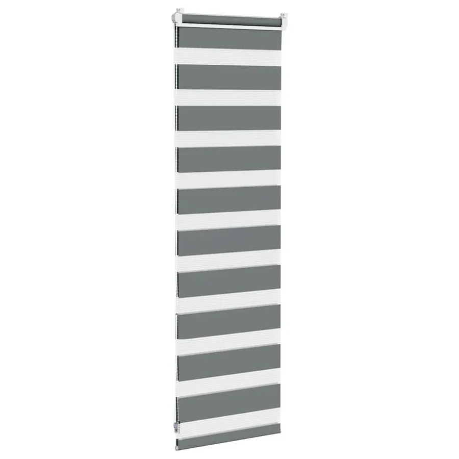 Store zèbre gris foncé largeur du tissu 45,9 cm polyester - 4