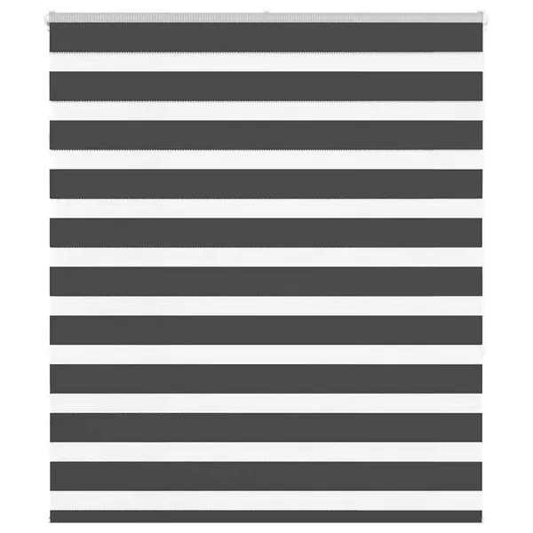 Store zèbre noir 135x150 cm largeur du tissu 130,9 cm polyester