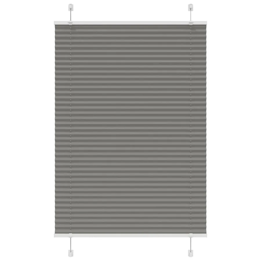Store plissé anthracite 95x150 cm largeur du tissu 94,4 cm