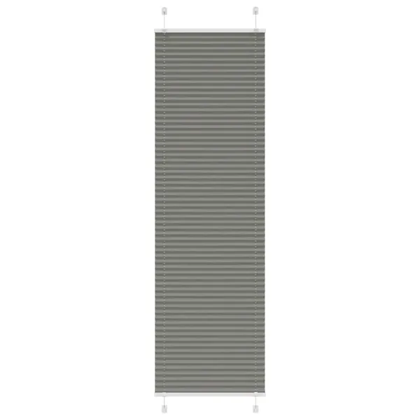 Store plissé anthracite 65x200 cm largeur du tissu 64,4 cm