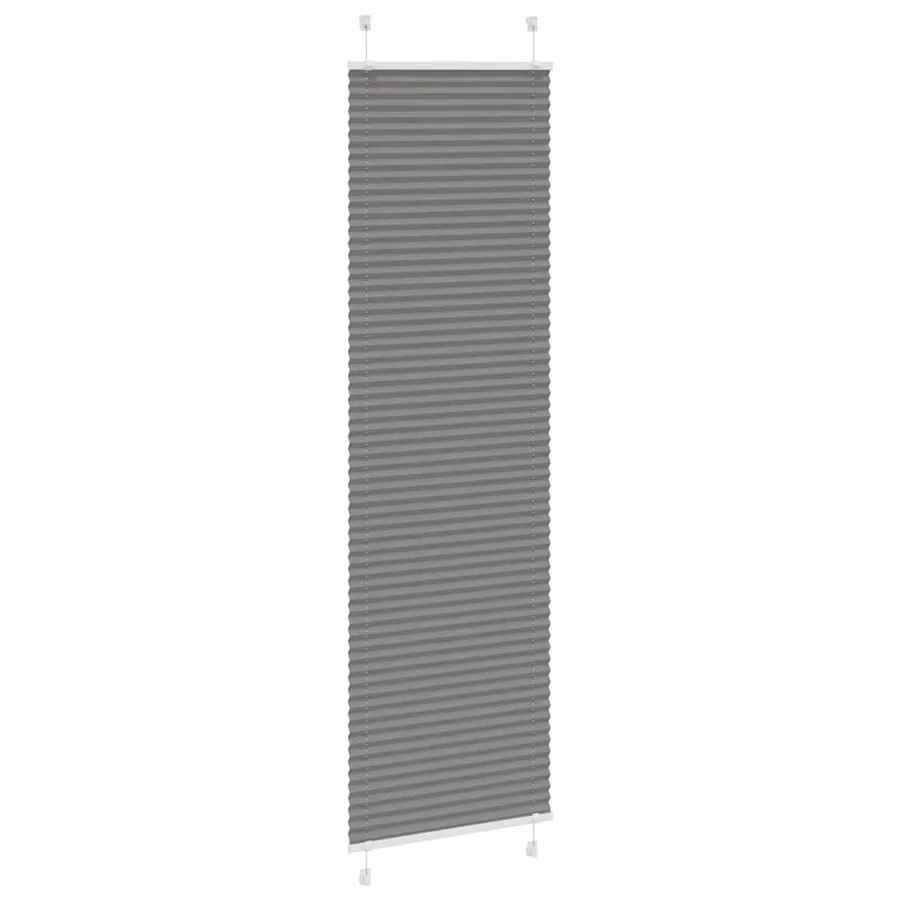 Store plissé anthracite 65x200 cm largeur du tissu 64,4 cm - 3