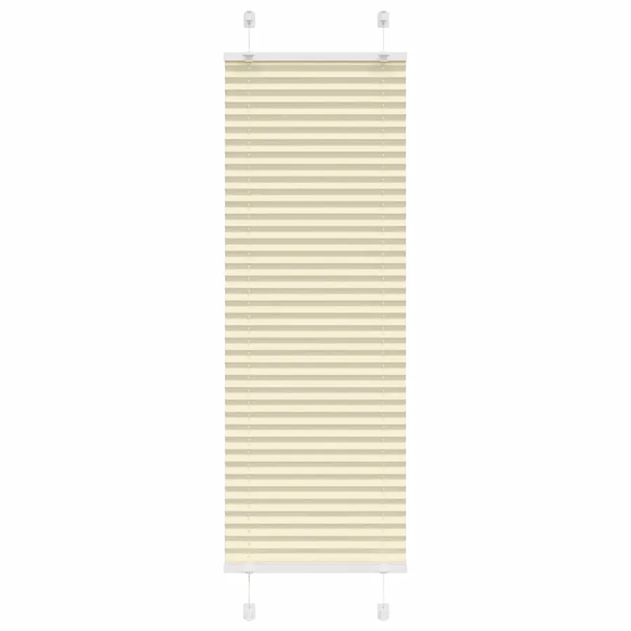 Store plissé crème 40x150 cm largeur du tissu 39,4 cm polyester