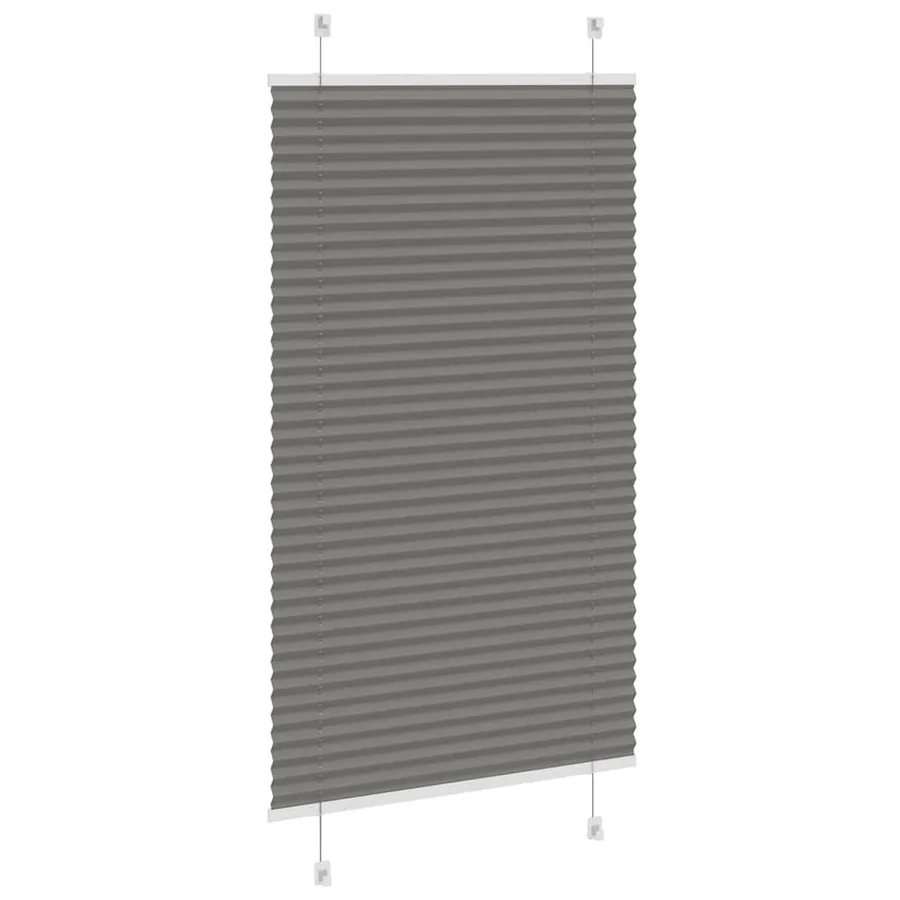 Store plissé anthracite 75x150 cm largeur du tissu 74,4 cm - 4
