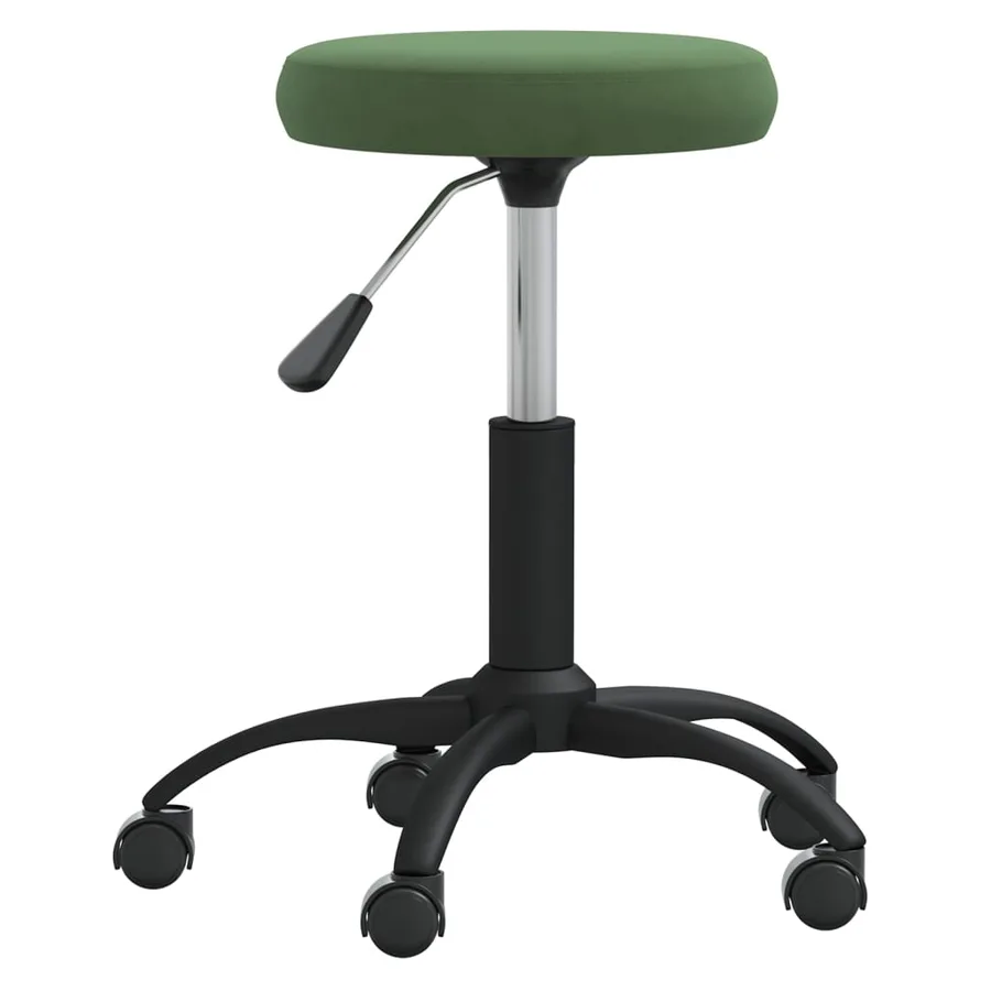 Chaise de salle à manger Vert foncé Velours - 2