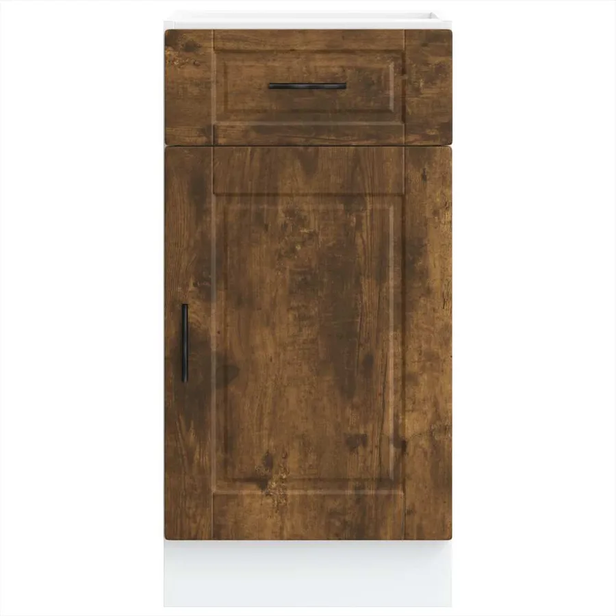 Armoire de cuisine Porto chêne fumé bois d'ingénierie - 4