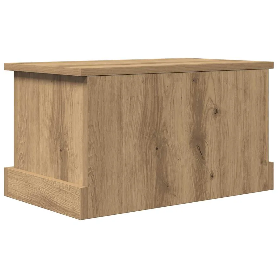 Boîtes de rangement chêne artisanal 30x50x28 cm bois ingénierie - 6
