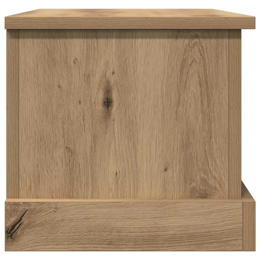 Boîtes de rangement chêne artisanal 30x50x28 cm bois ingénierie - 7