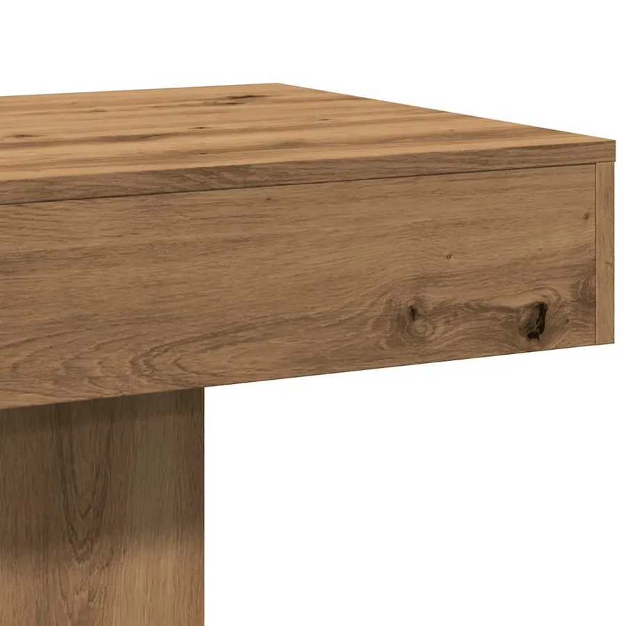 Table basse artisanale en chêne massif 96 x 50 x 45 cm - 7
