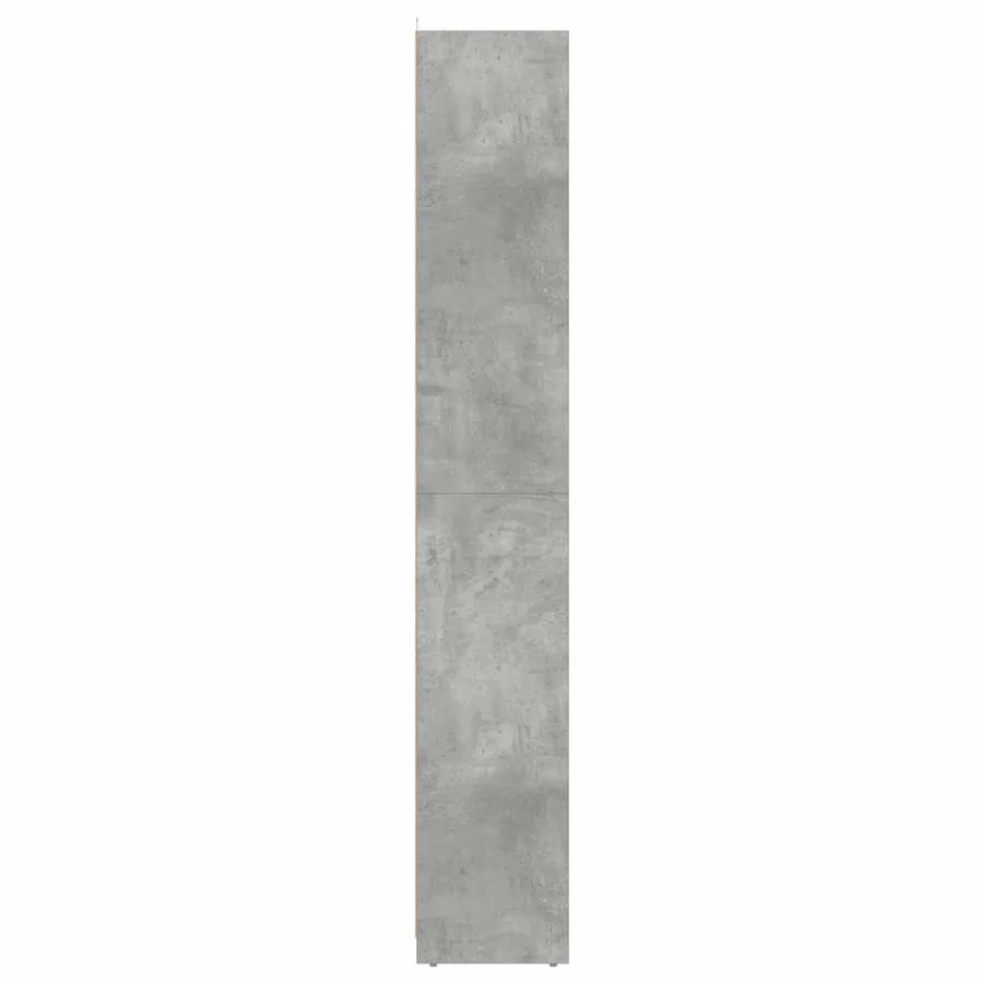 Armoire de salle de bain Gris béton 30x30x183,5 cm Aggloméré - 6