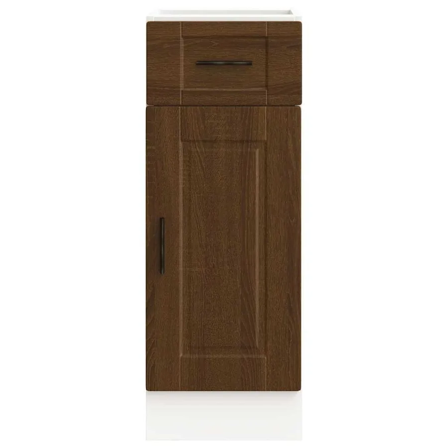 Armoire de cuisine Porto chêne marron bois d'ingénierie - 4