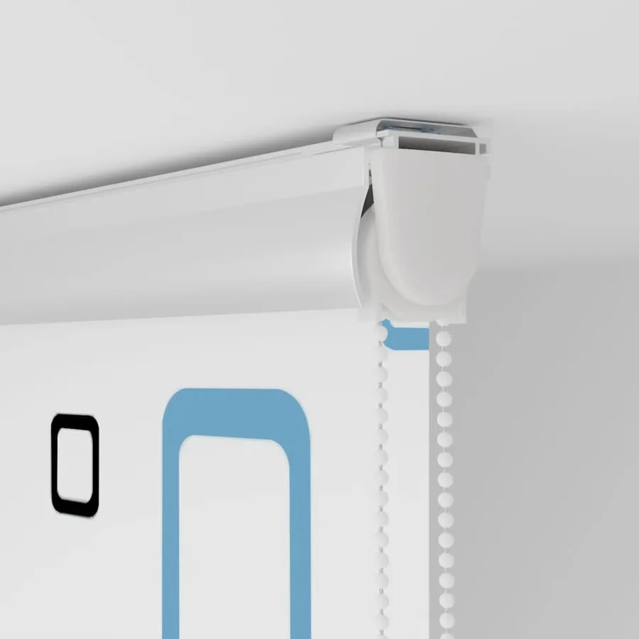 Store enrouleur de douche avec cassette largeur du tissu 96 cm - 9