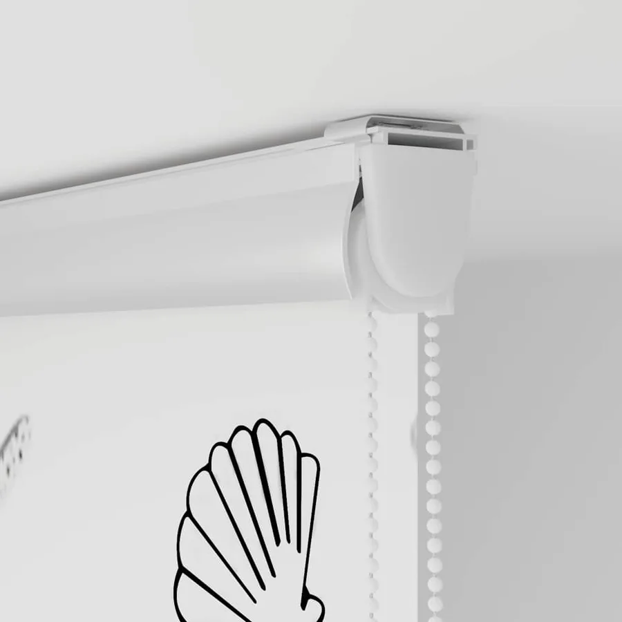 Store enrouleur de douche avec cassette largeur du tissu 126 cm - 9