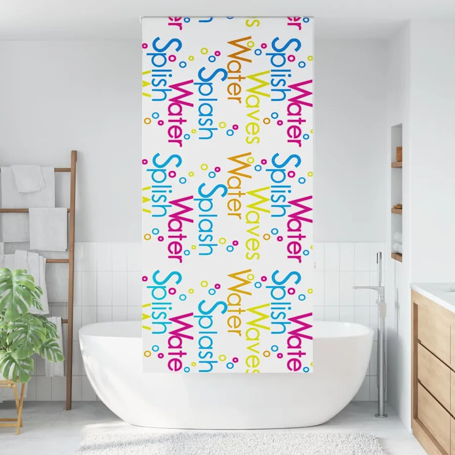 Store enrouleur de douche 90x240 cm largeur du tissu 86 cm - 2