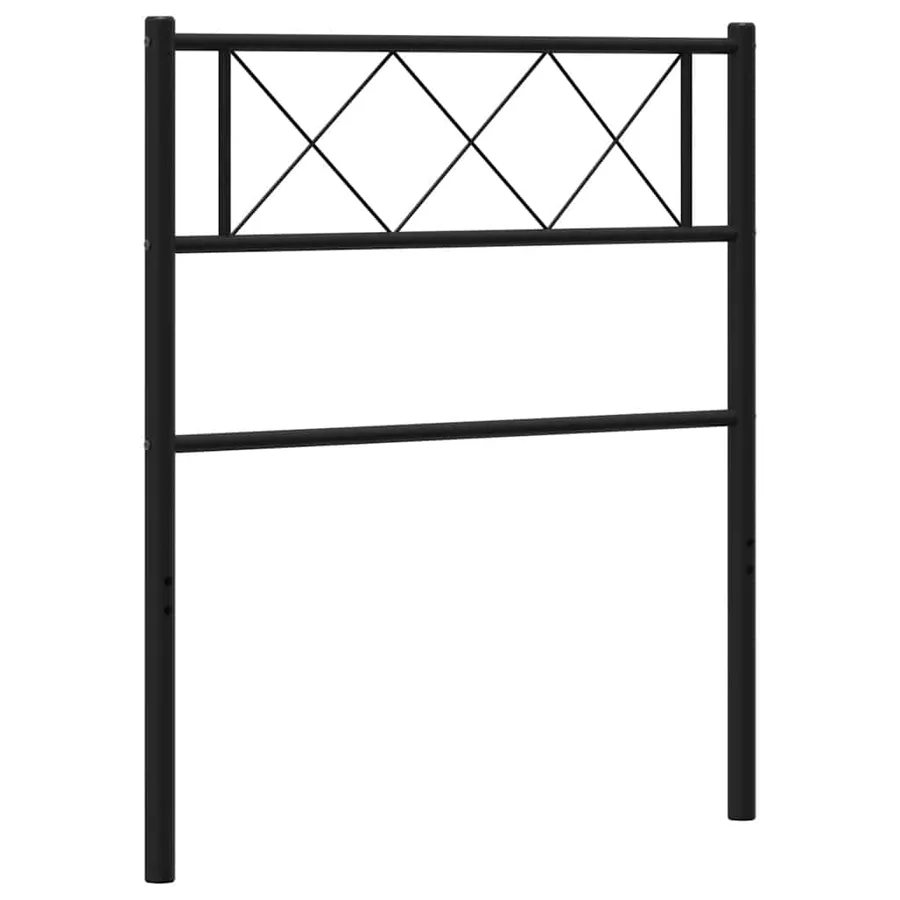 Tête de lit de remplacement métal noir 90 cm - 2