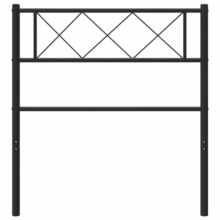 Tête de lit de remplacement métal noir 90 cm - 3