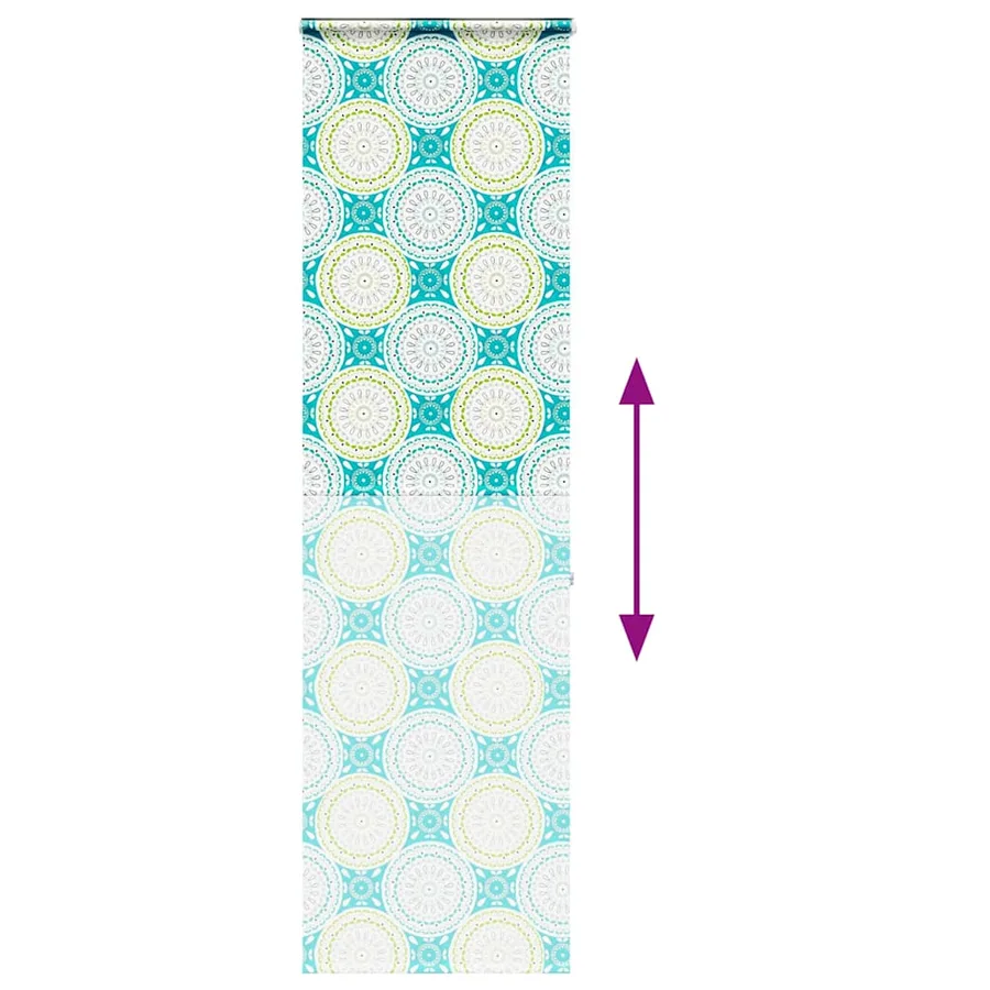 Store enrouleur de douche avec cassette largeur du tissu 76 cm - 5
