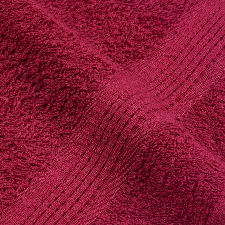 Serviettes d'invité FROGN 2 pcs bordeaux 30x50 cm 360 g/m² - 7