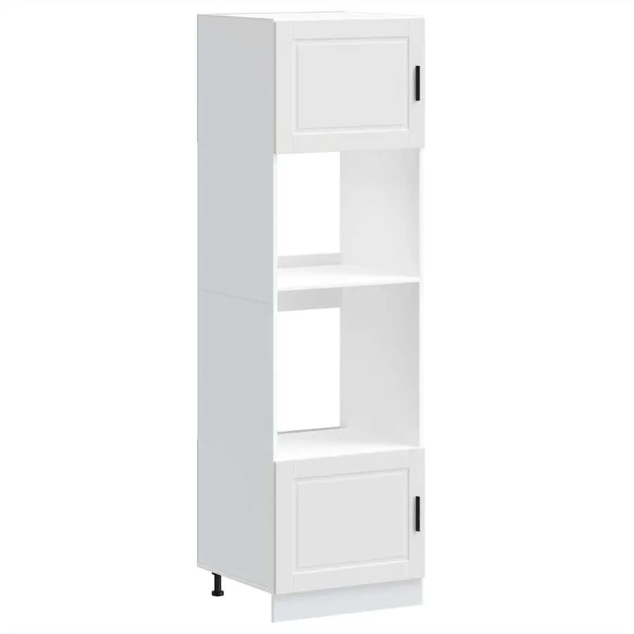Armoires de four 2 pcs Porto blanc bois d'ingénierie - 2