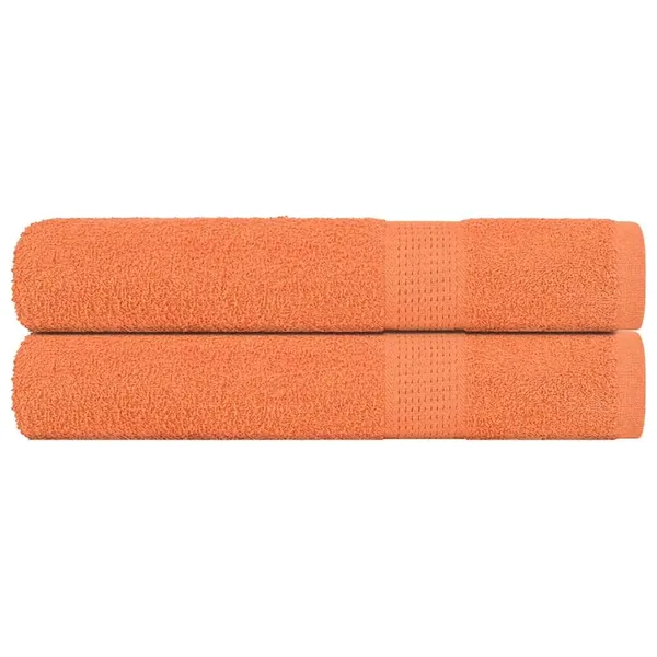 Serviettes de sauna FROGN 2 pcs orange 80x200 cm 360 g/m²