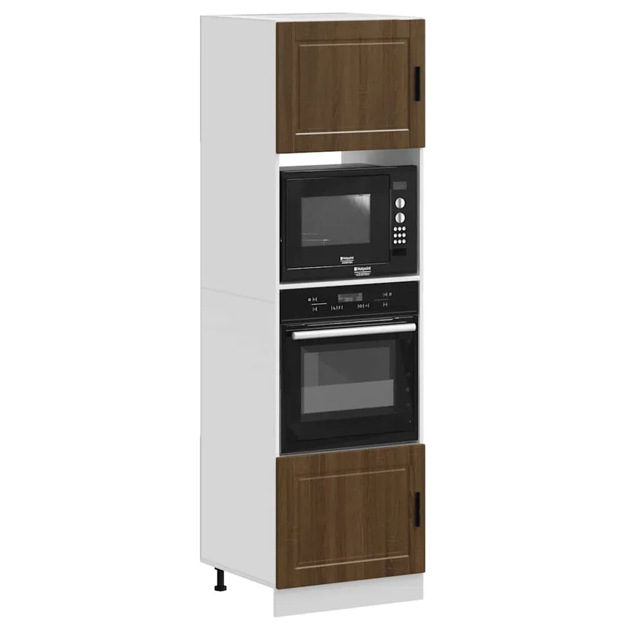 Armoires de four 2 pcs Porto chêne marron bois d'ingénierie