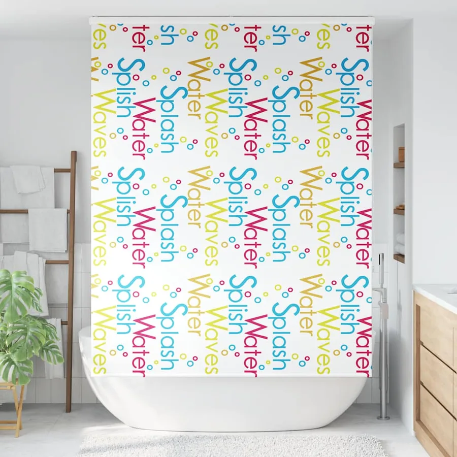 Store enrouleur de douche avec cassette largeur du tissu 146 cm - 2