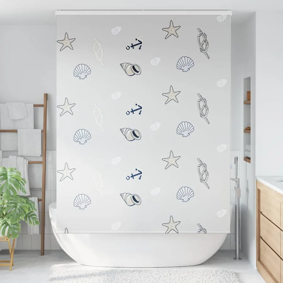 Store enrouleur de douche avec cassette largeur du tissu 156 cm - 2