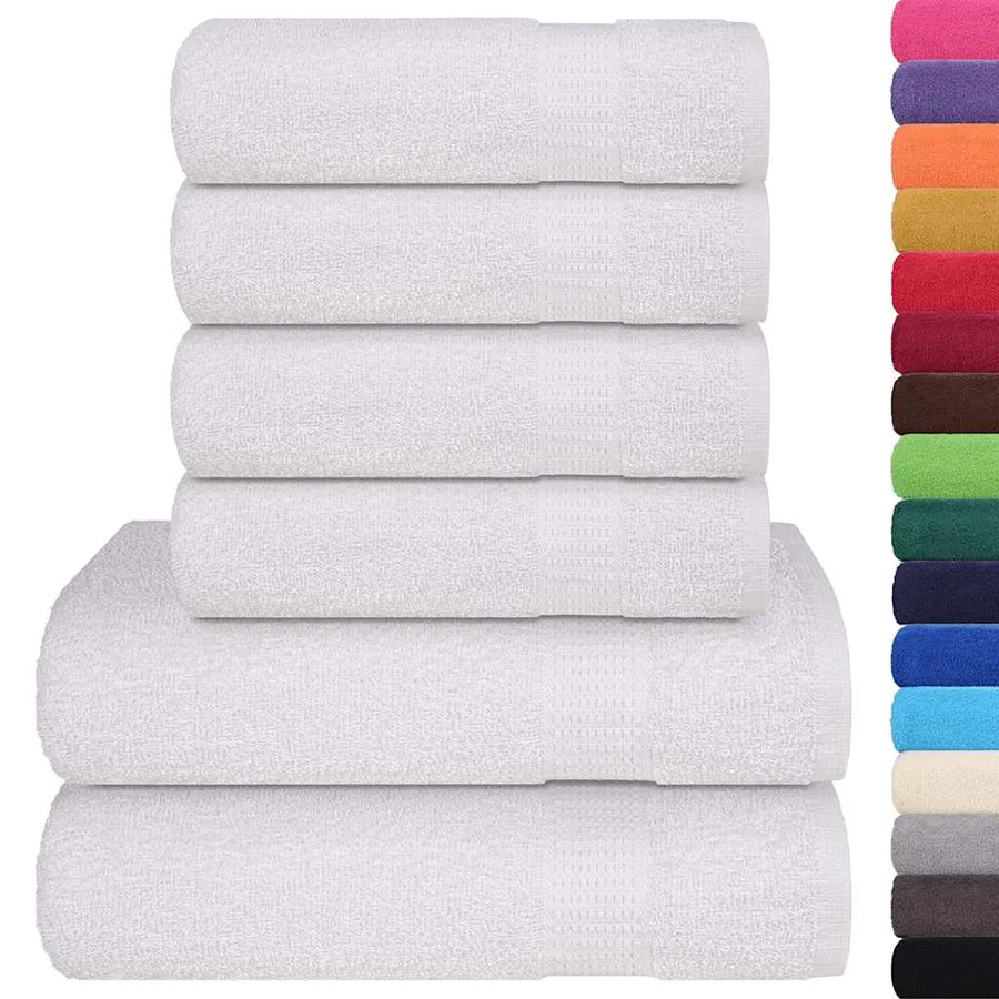Ensemble de serviettes FROGN 6 pcs blanc 360 g/m² - 2