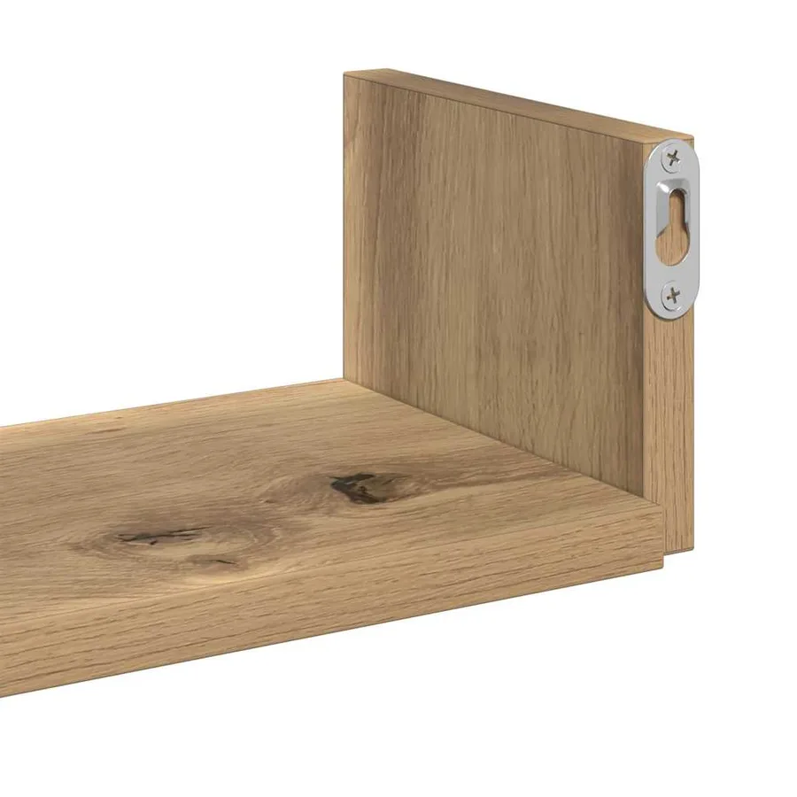 Étagères murales 3 pcs chêne artisanal bois d'ingénierie - 7