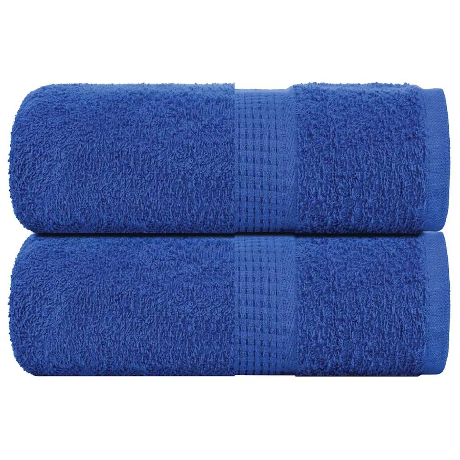 Serviettes de toilette FROGN 2 pièces Bleu 30x30 cm 360 g/m²