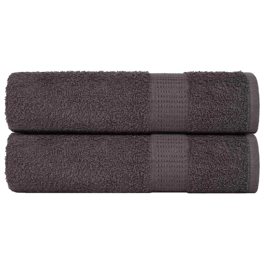Essuie-mains FROGN 2 pcs anthracite 50x100 cm 360 g/m²