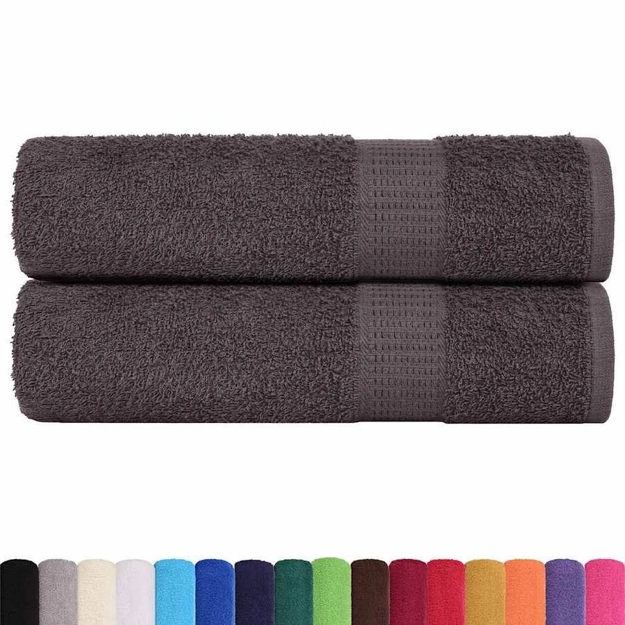 Essuie-mains FROGN 2 pcs anthracite 50x100 cm 360 g/m² - 2
