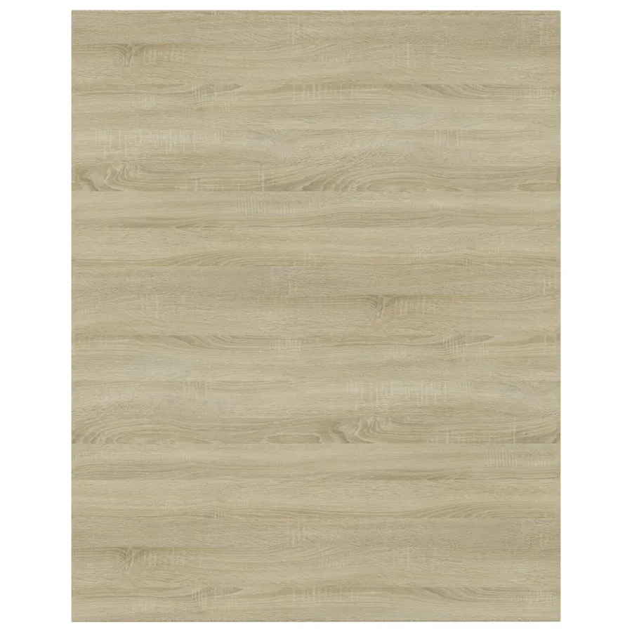 Panneau de bibliothèque 8pcs Chêne sonoma 40x50x1,5cm Aggloméré - 4