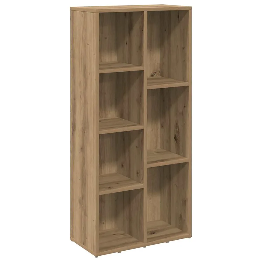 Bibliothèque chêne artisanal 50x25x104 cm - 2