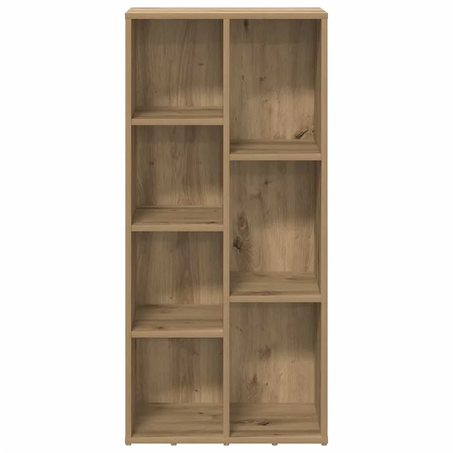 Bibliothèque chêne artisanal 50x25x104 cm - 5