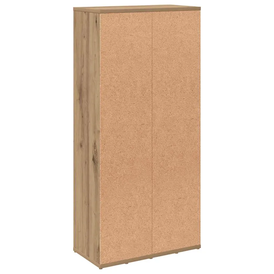 Bibliothèque chêne artisanal 50x25x104 cm - 7