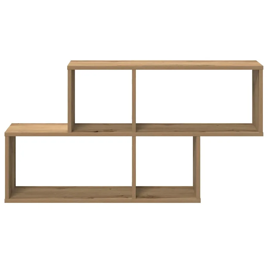 Étagère murale chêne artisanal 100x18x53 cm bois d'ingénierie - 4