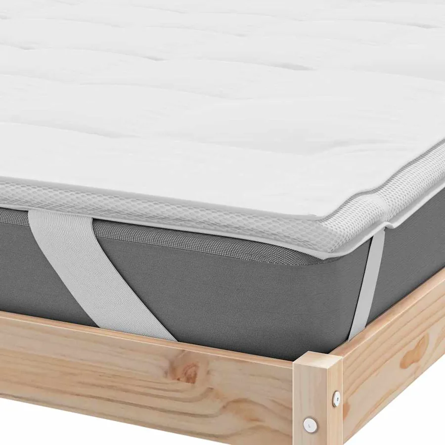 Protège-matelas blanc 120x200 cm - 5