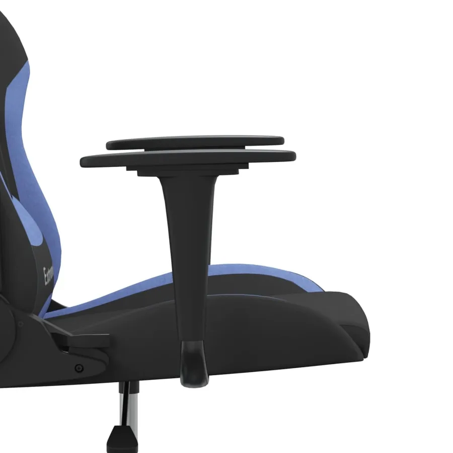 Chaise de jeu Noir et bleu Tissu - 10