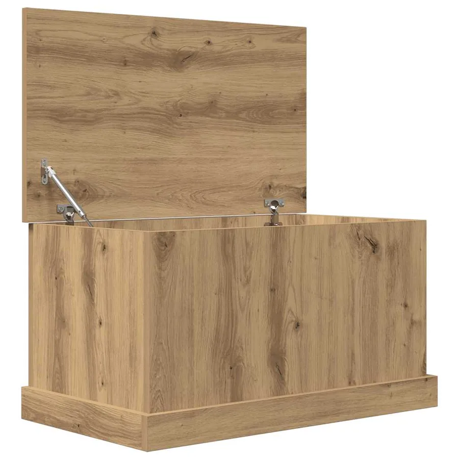 Boîtes de rangement chêne artisanal 70x40x38 cm bois ingénierie - 13