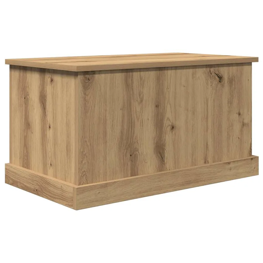 Boîtes de rangement chêne artisanal 70x40x38 cm bois ingénierie - 15