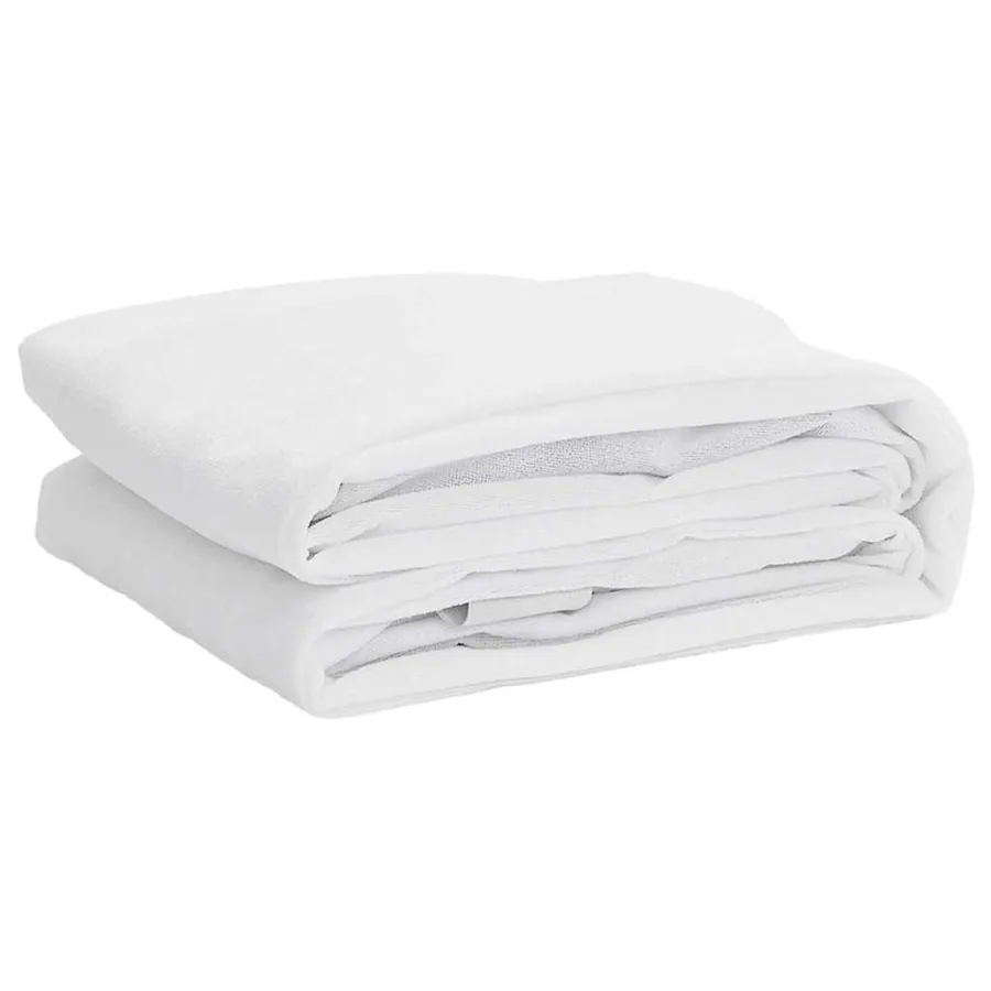 Protège-matelas blanc 160x220 cm imperméable - 2