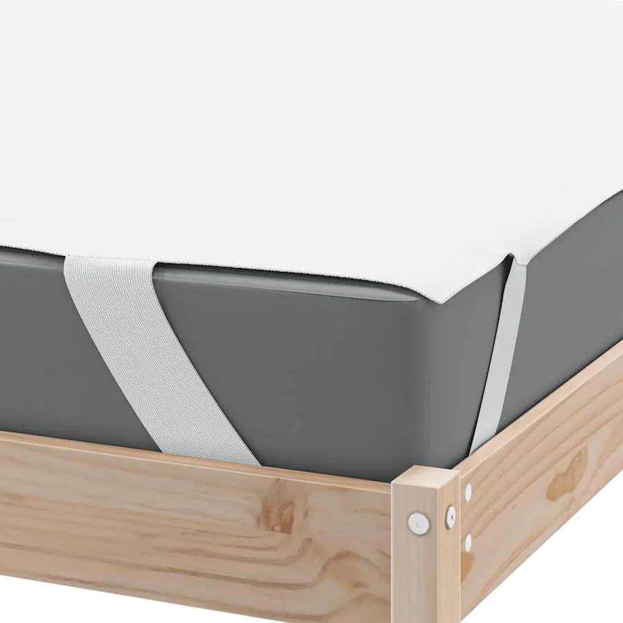 Protège-matelas blanc 160x220 cm imperméable - 5