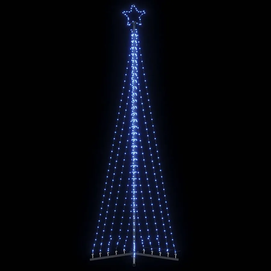 Sapin de Noël à LED 495 LED bleu 300,5 cm