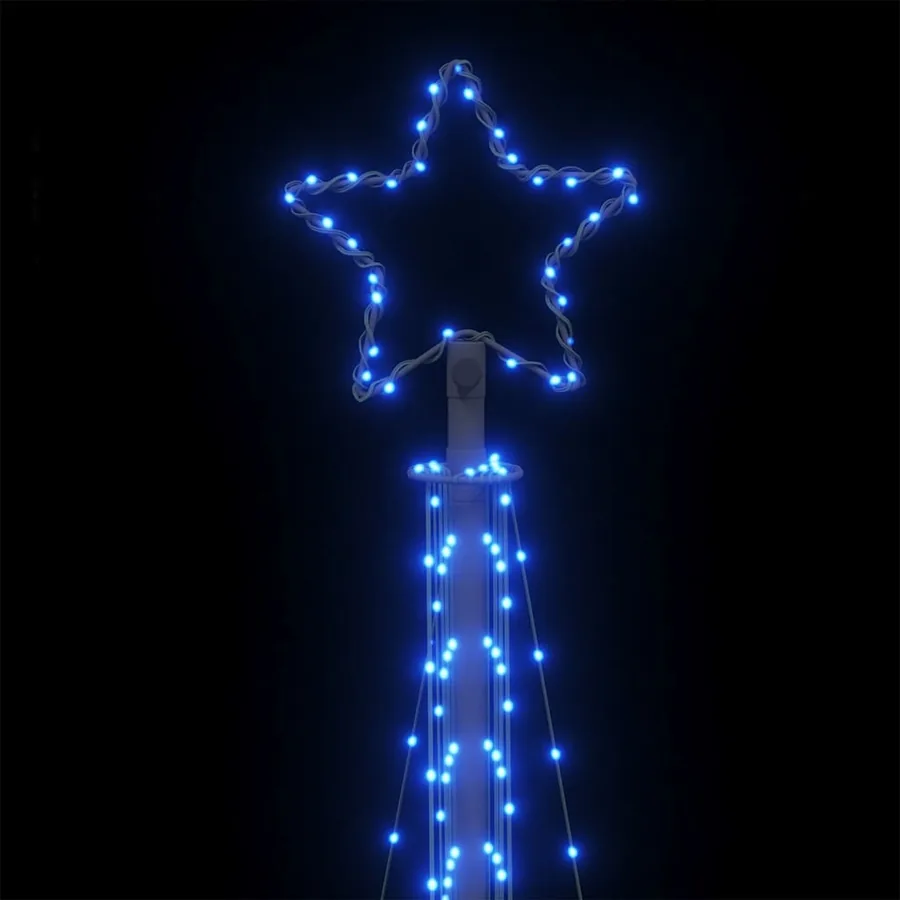 Sapin de Noël à LED 495 LED bleu 300,5 cm - 10