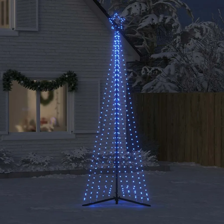 Sapin de Noël à LED 495 LED bleu 300,5 cm - 3