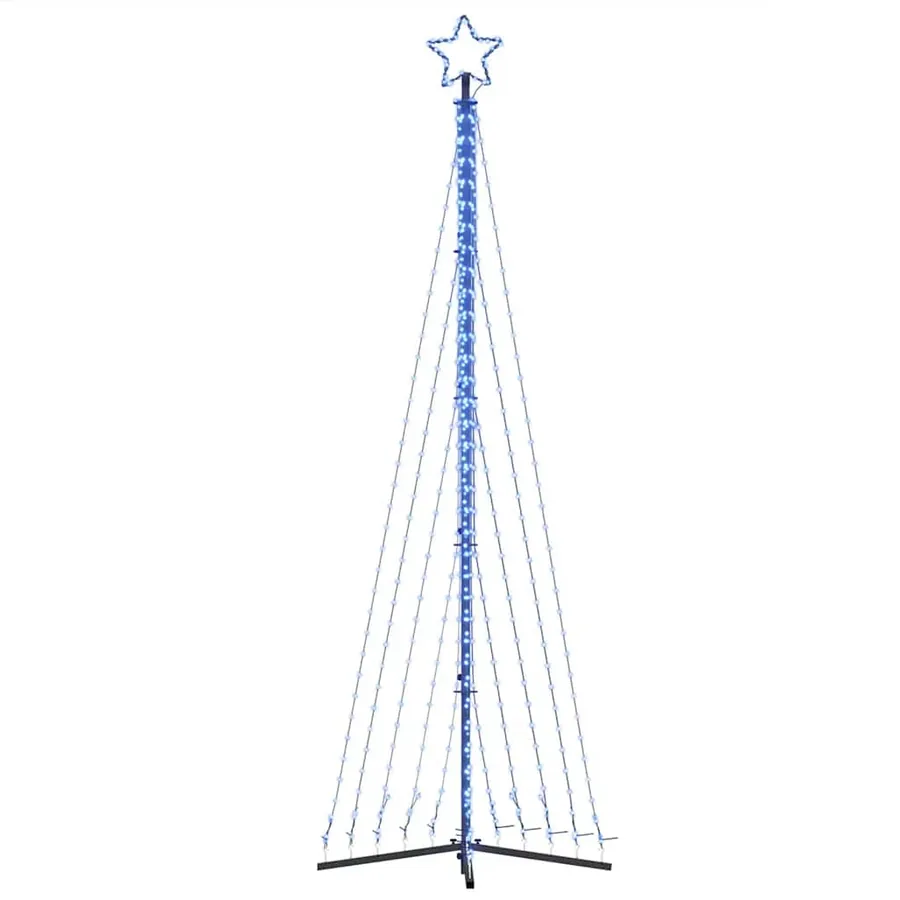 Sapin de Noël à LED 495 LED bleu 300,5 cm - 6