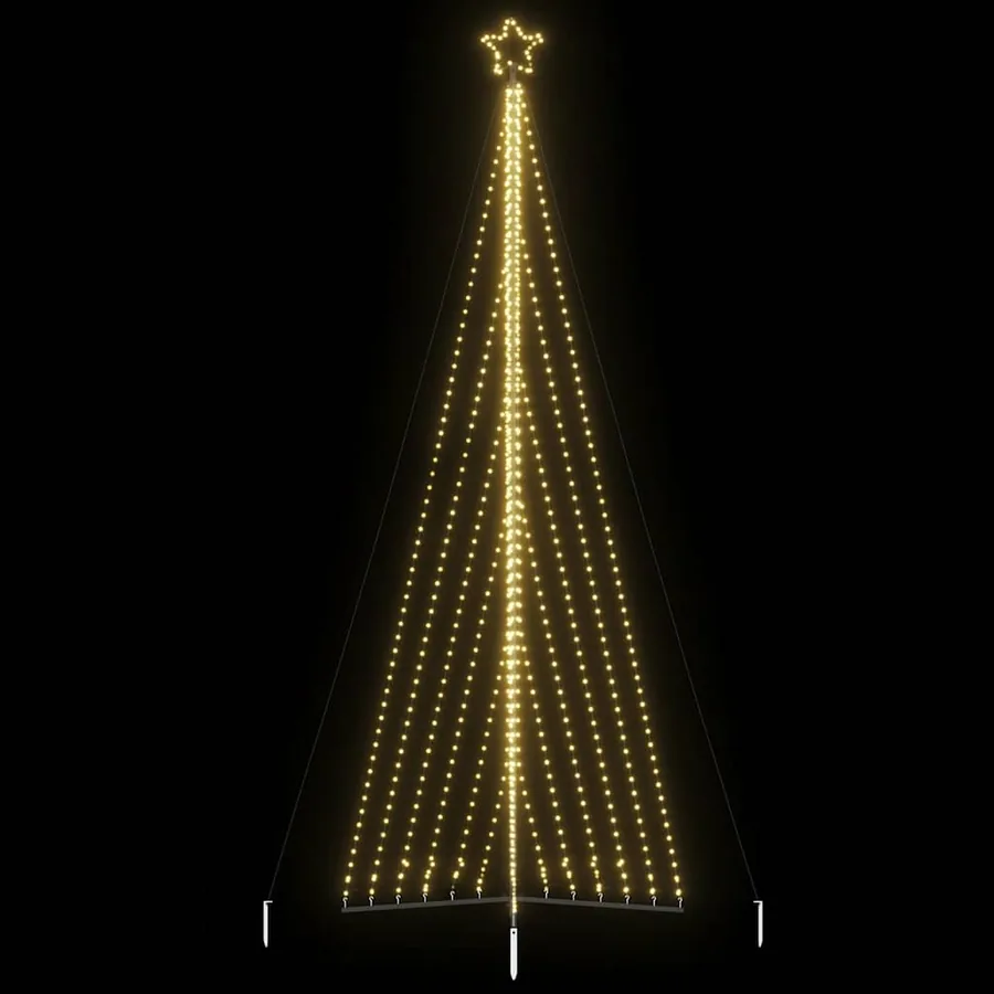 Sapin de Noël à LED 789 LED blanc chaud 476 cm